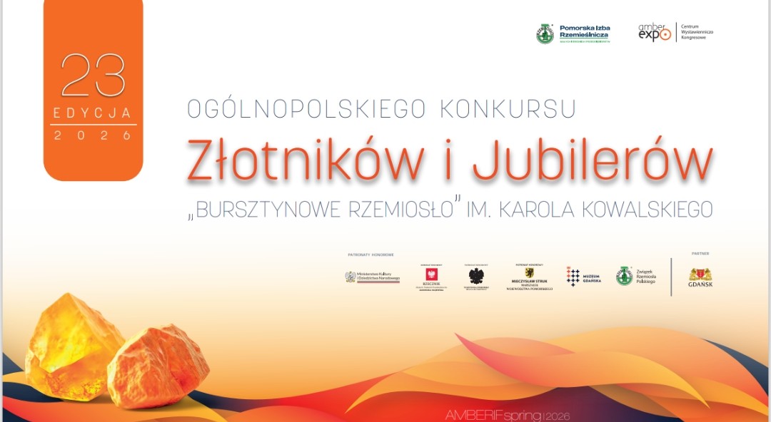 Uroczysta gala 23. edycji Ogólnopolskiego Konkursu Złotników i Jubilerów „Bursztynowe Rzemiosło” im. Karola Kowalskiego